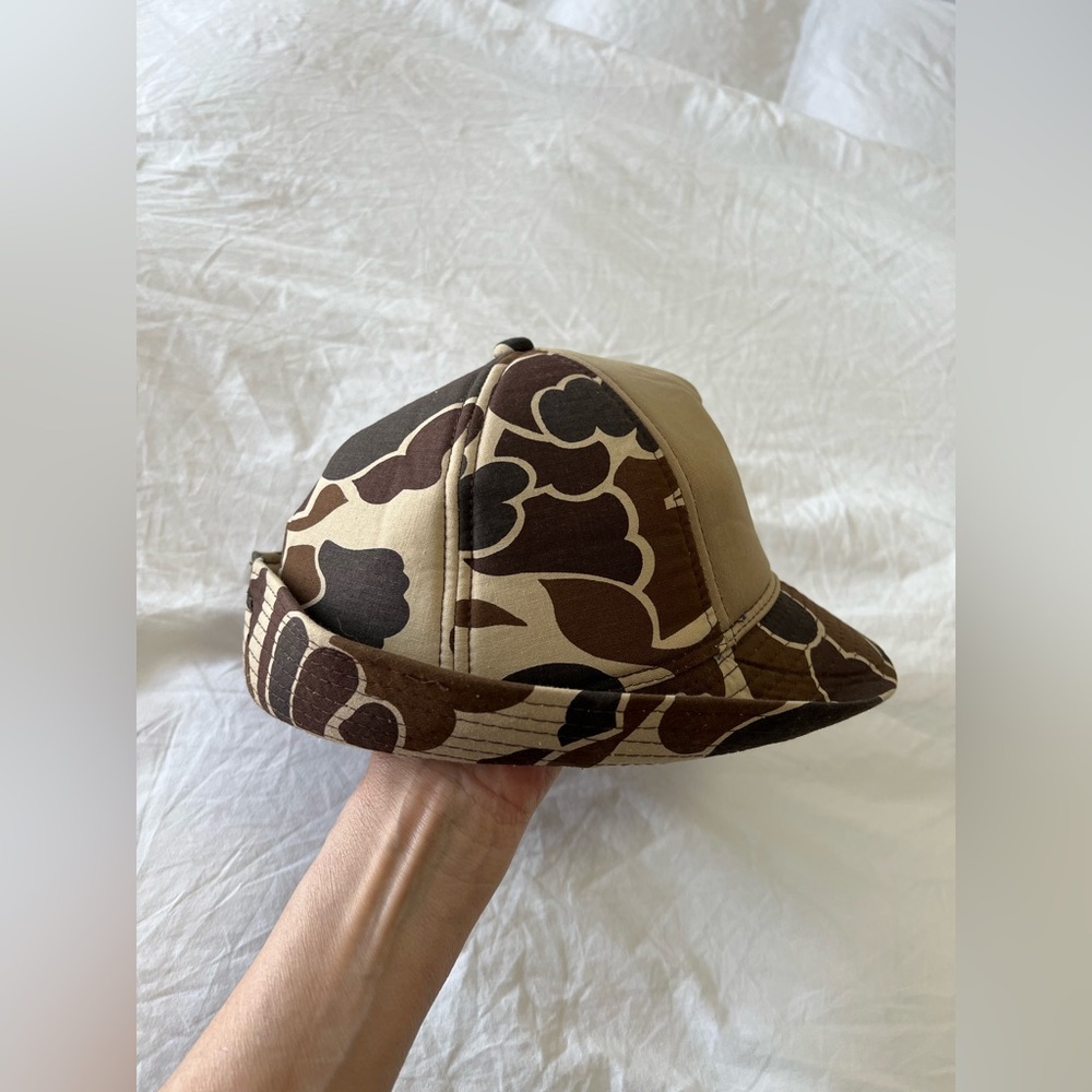 Vintage Winchester | SZ Medium Camouflage Hat Ear Flap Embroidered Deer Hunting - Picture 5 of 7